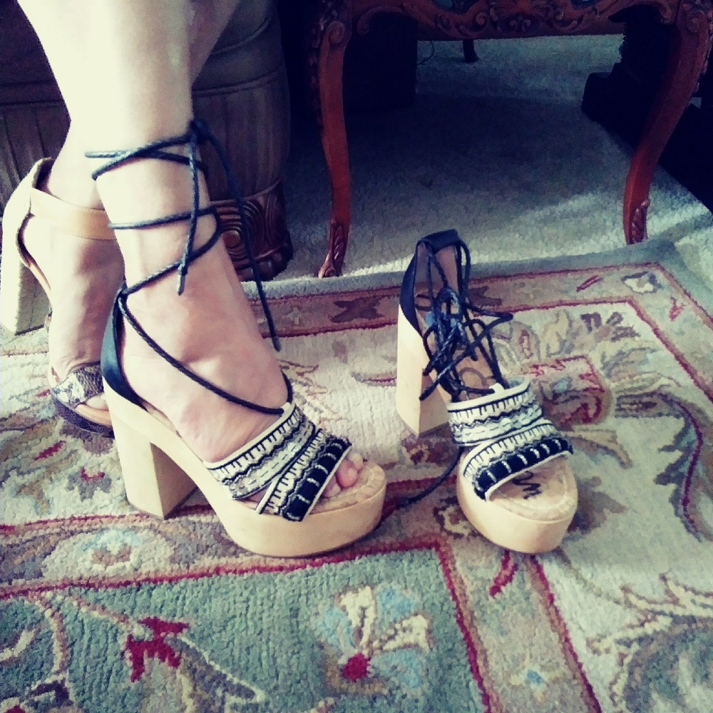 Sam Edelman Platform Sandals - Picture 2 of 5